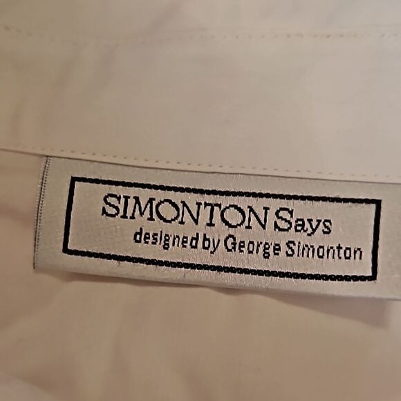 Simonton Says white tunic top size Large - Picture 8 of 12